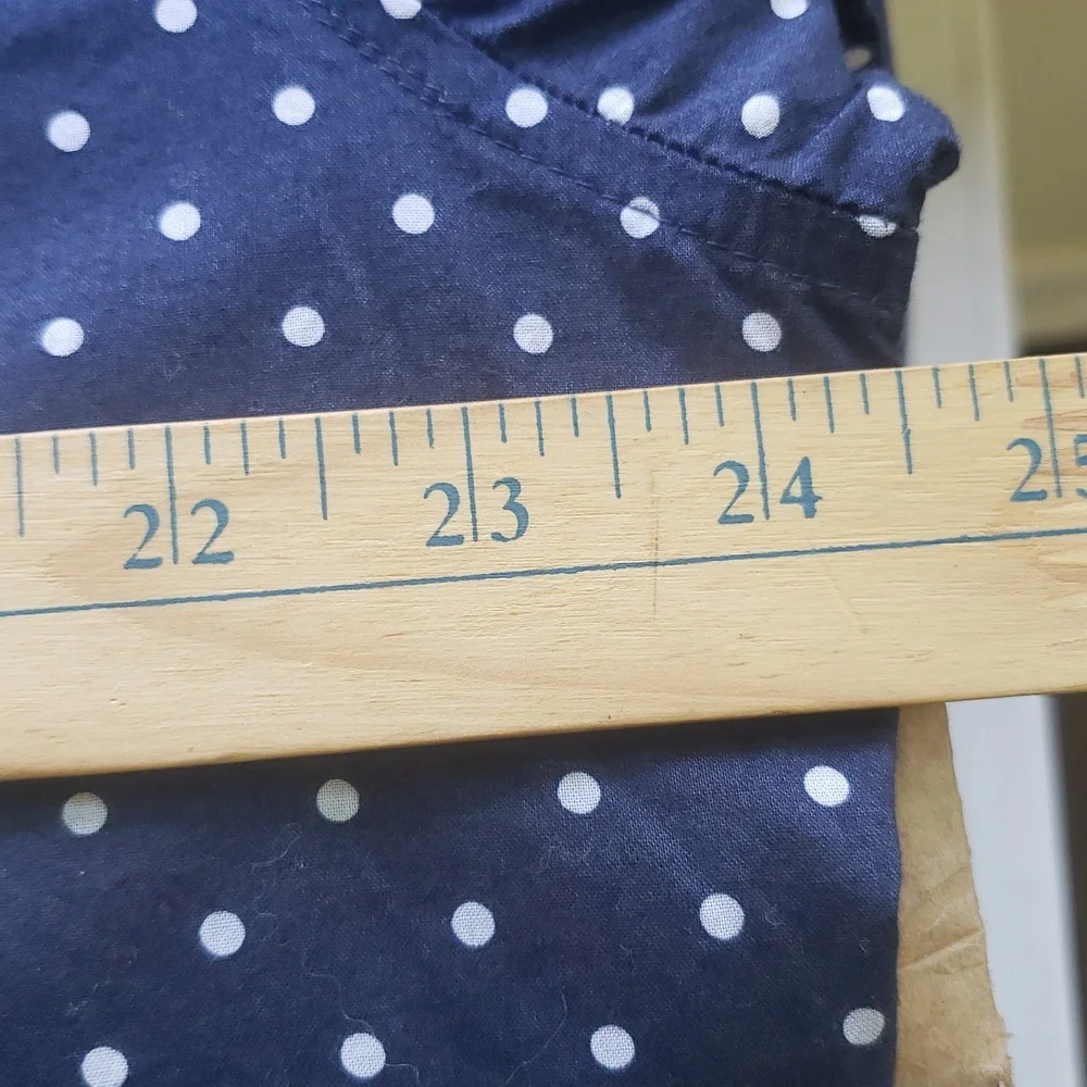 LRL RALPH LAUREN Capri Style Polka Dot Pajama Set - Navy - Picture 9 of 12